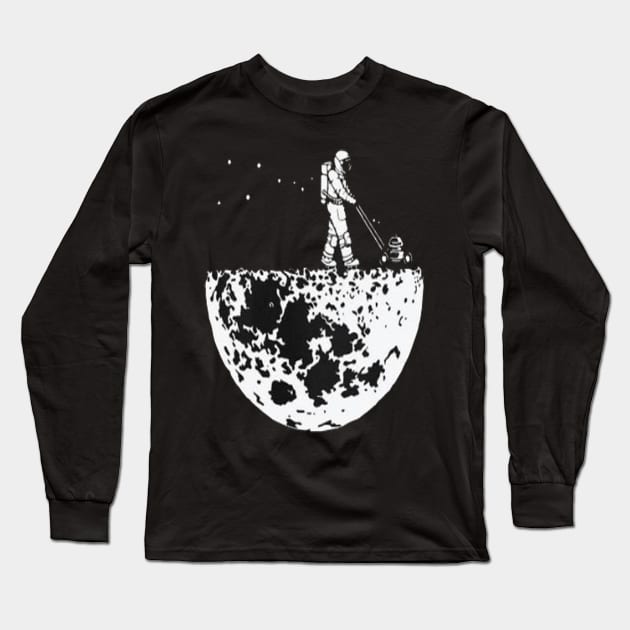 Astronaut moon Long Sleeve T-Shirt by fiar32